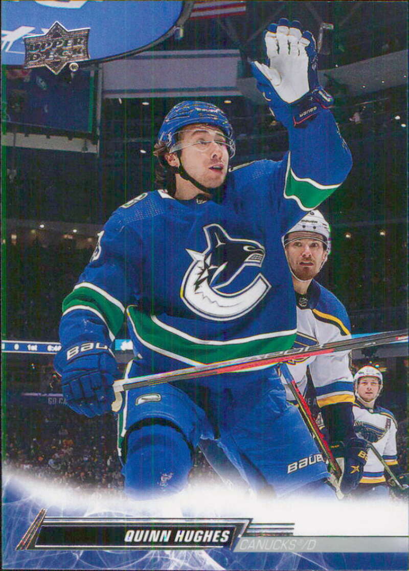 2022-23 Upper Deck Hockey #176 Quinn Hughes  Vancouver Canucks  Image 1