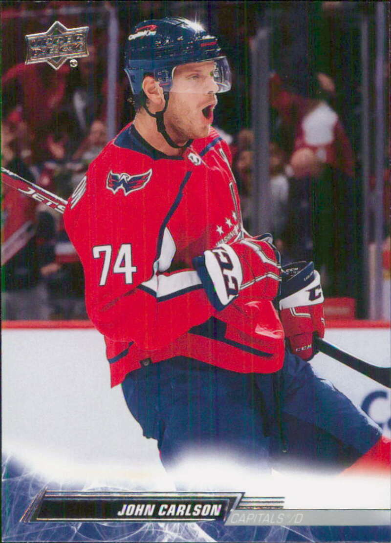 2022-23 Upper Deck Hockey #187 John Carlson  Washington Capitals  Image 1
