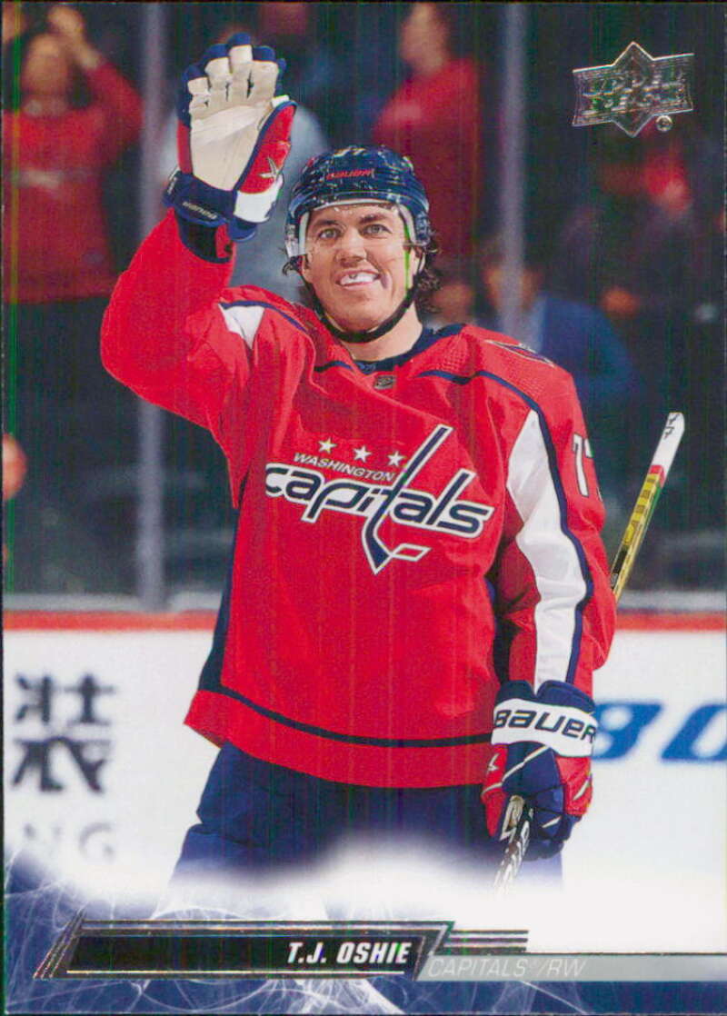 2022-23 Upper Deck Hockey #190 T.J. Oshie  Washington Capitals  Image 1