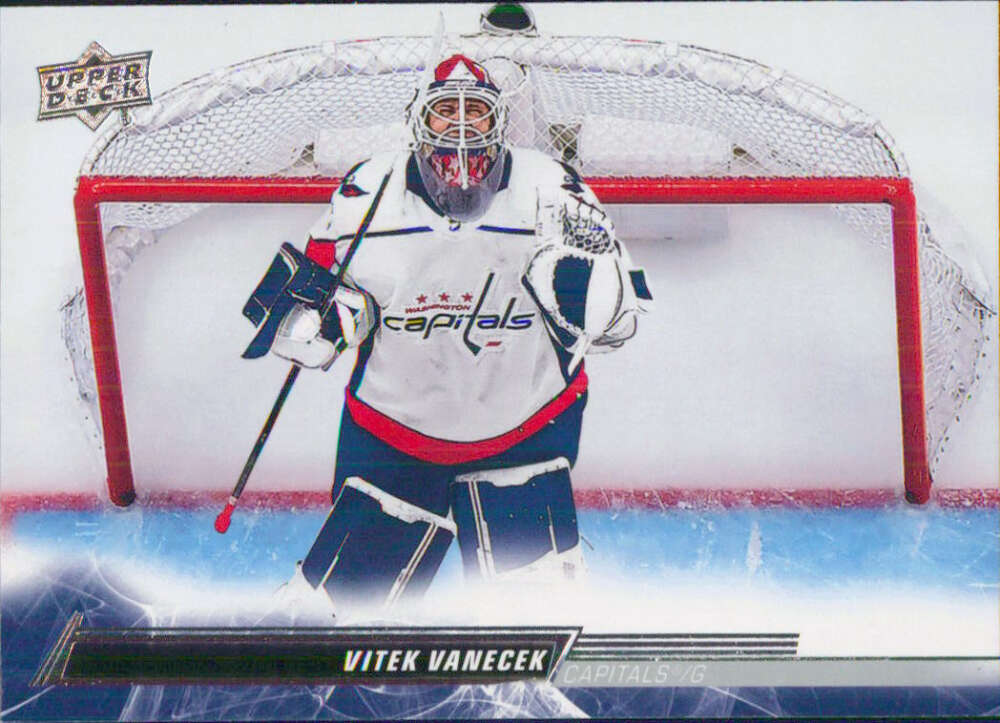 2022-23 Upper Deck Hockey #192 Vitek Vanecek  Washington Capitals  Image 1