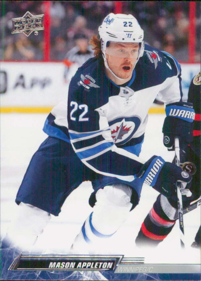 2022-23 Upper Deck Hockey #193 Mason Appleton  Winnipeg Jets  Image 1