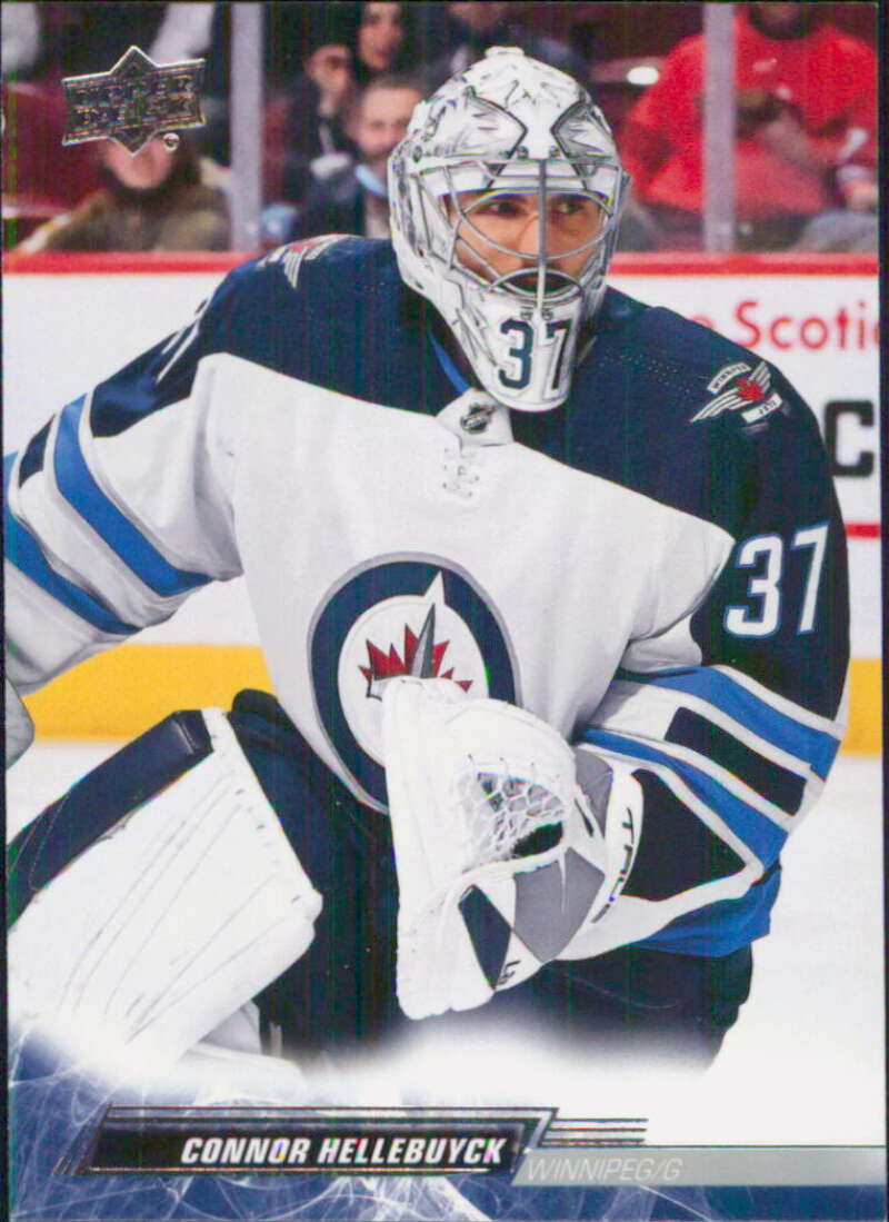 2022-23 Upper Deck Hockey #197 Connor Hellebuyck  Winnipeg Jets  Image 1