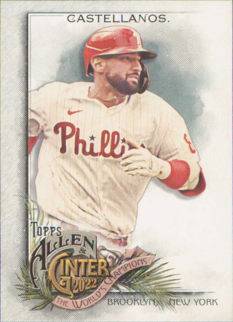 2022 Topps Allen and Ginter Baseaball #81 Nick Castellanos  Philadelphia  V97131 Image 1