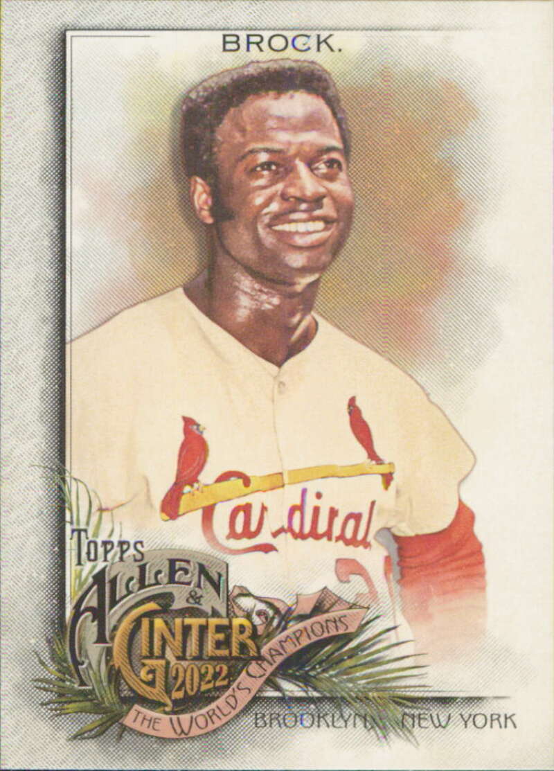 2022 Topps Allen and Ginter Baseaball #107 Lou Brock  St. Louis Cardinals  V97133 Image 1