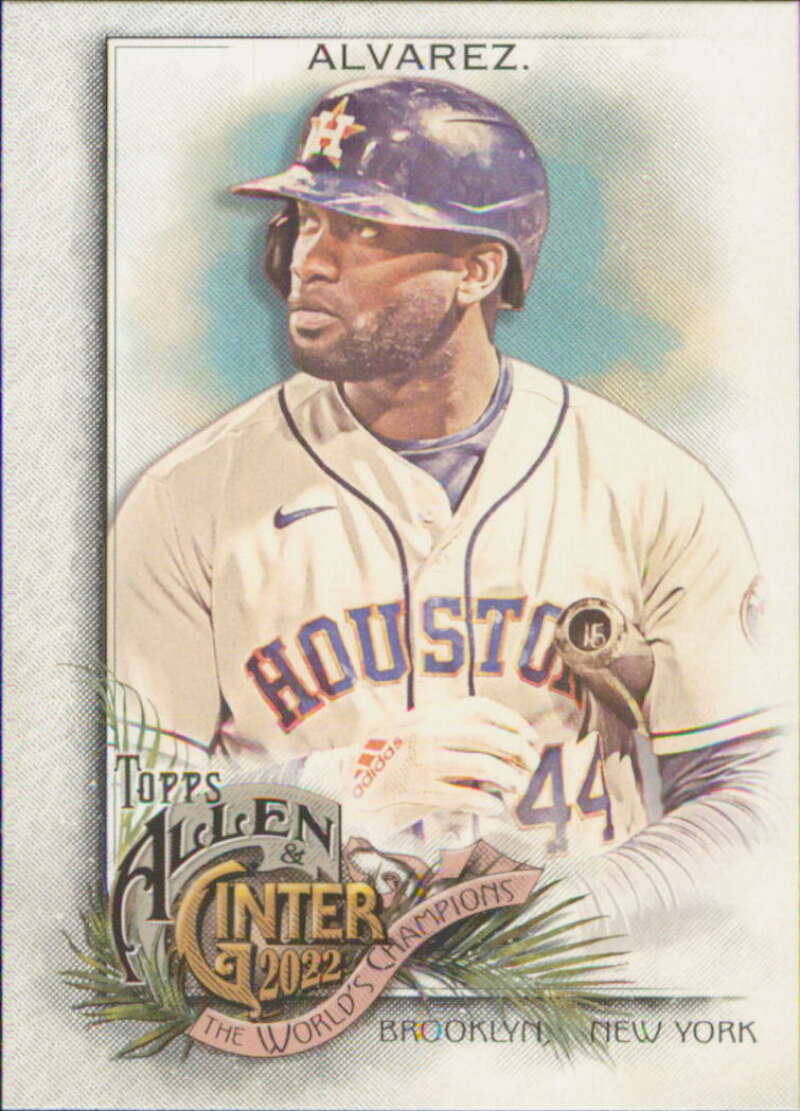 2022 Topps Allen and Ginter Baseaball #120 Yordan Alvarez  Houston  V97136 Image 1