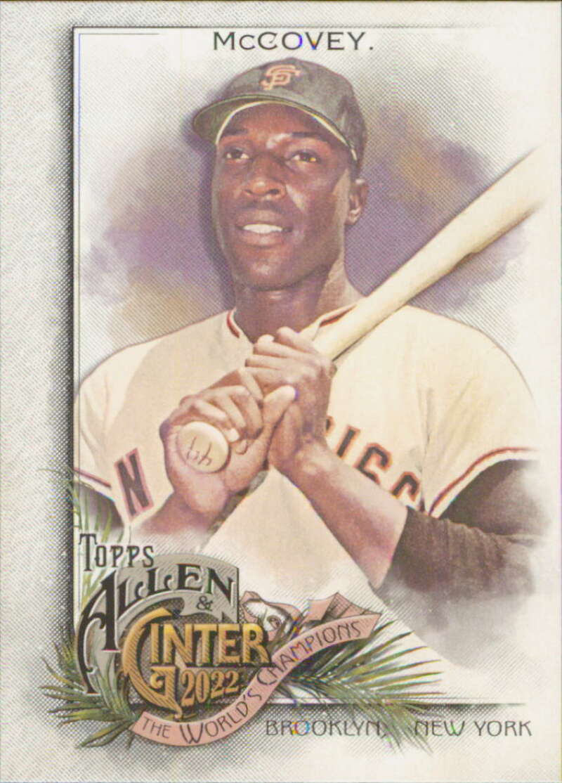 2022 Topps Allen and Ginter Baseaball #129 Willie McCovey  San Francisco  V97139 Image 1