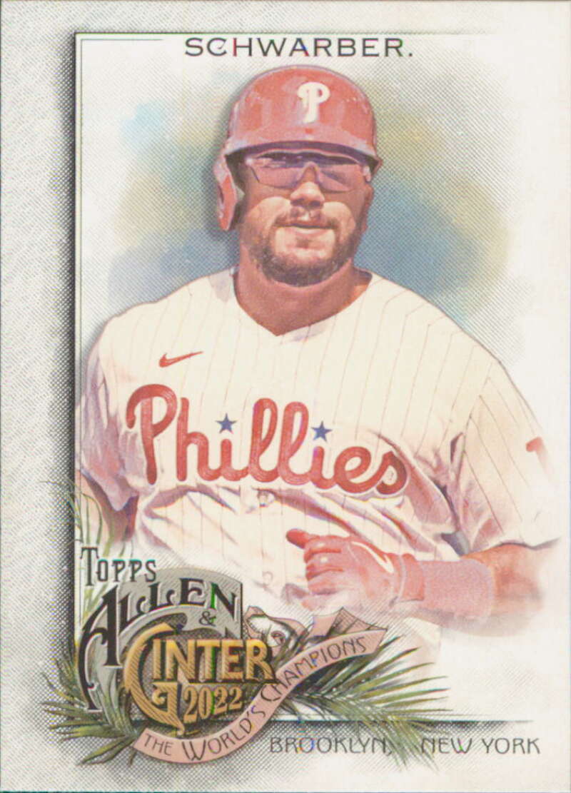 2022 Topps Allen and Ginter Baseaball #131 Kyle Schwarber  Philadelphia  V97140 Image 1