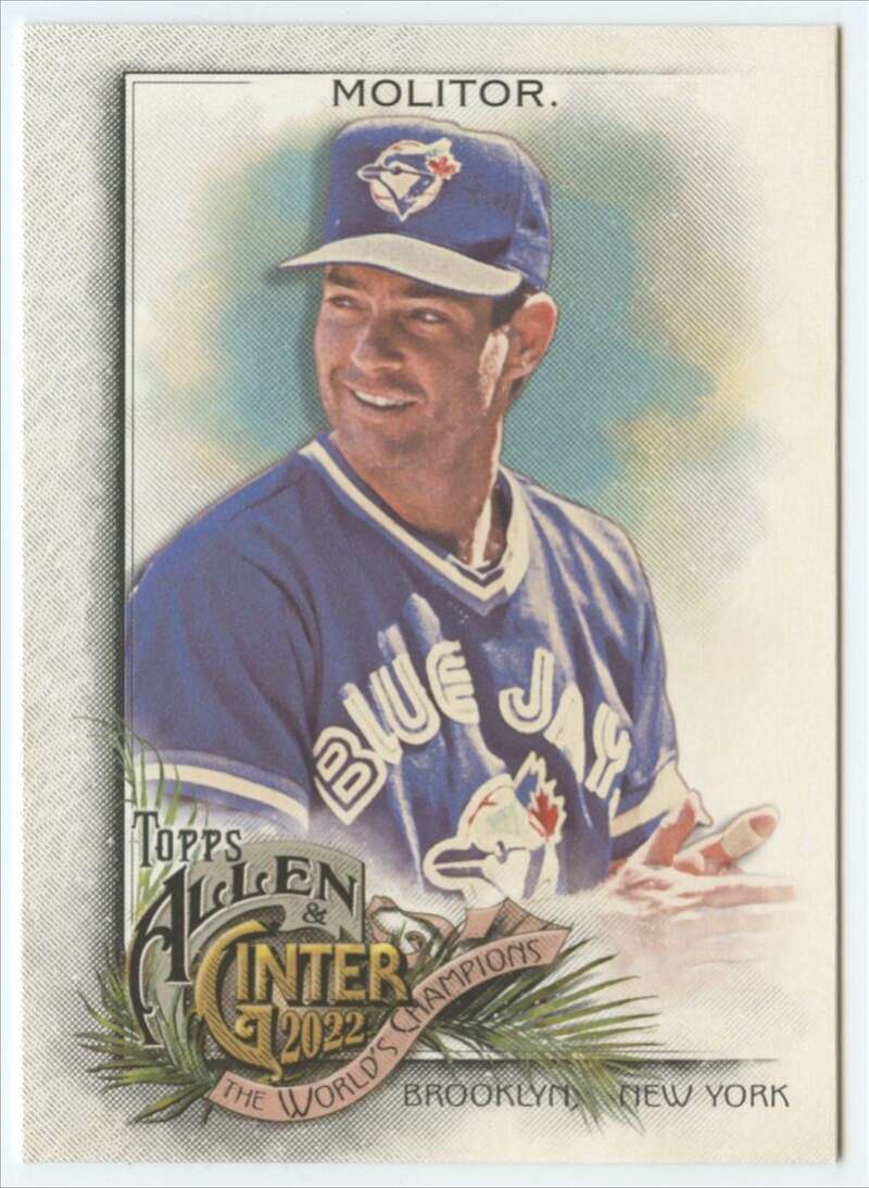 2022 Topps Allen and Ginter Baseaball #137 Paul Molitor  Toronto  V97142 Image 1