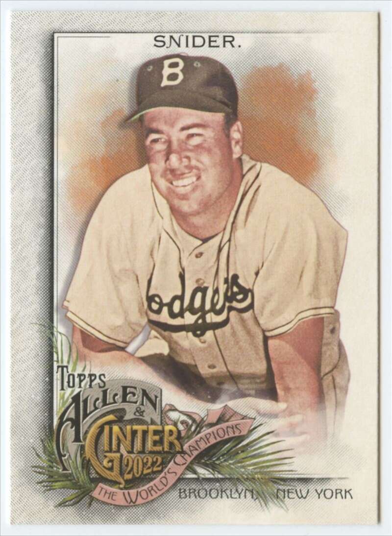 2022 Topps Allen and Ginter Baseaball #154 Duke Snider  Brooklyn  V97143 Image 1