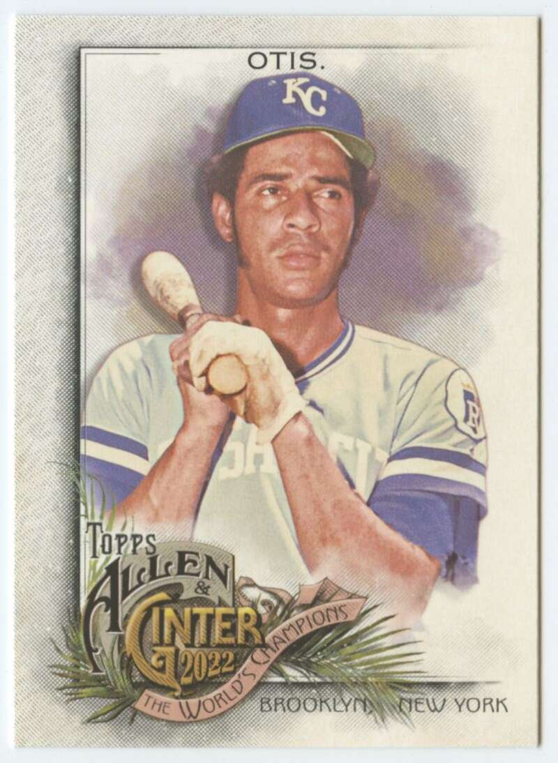 2022 Topps Allen and Ginter Baseaball #187 Amos Otis  Kansas City  V97147 Image 1