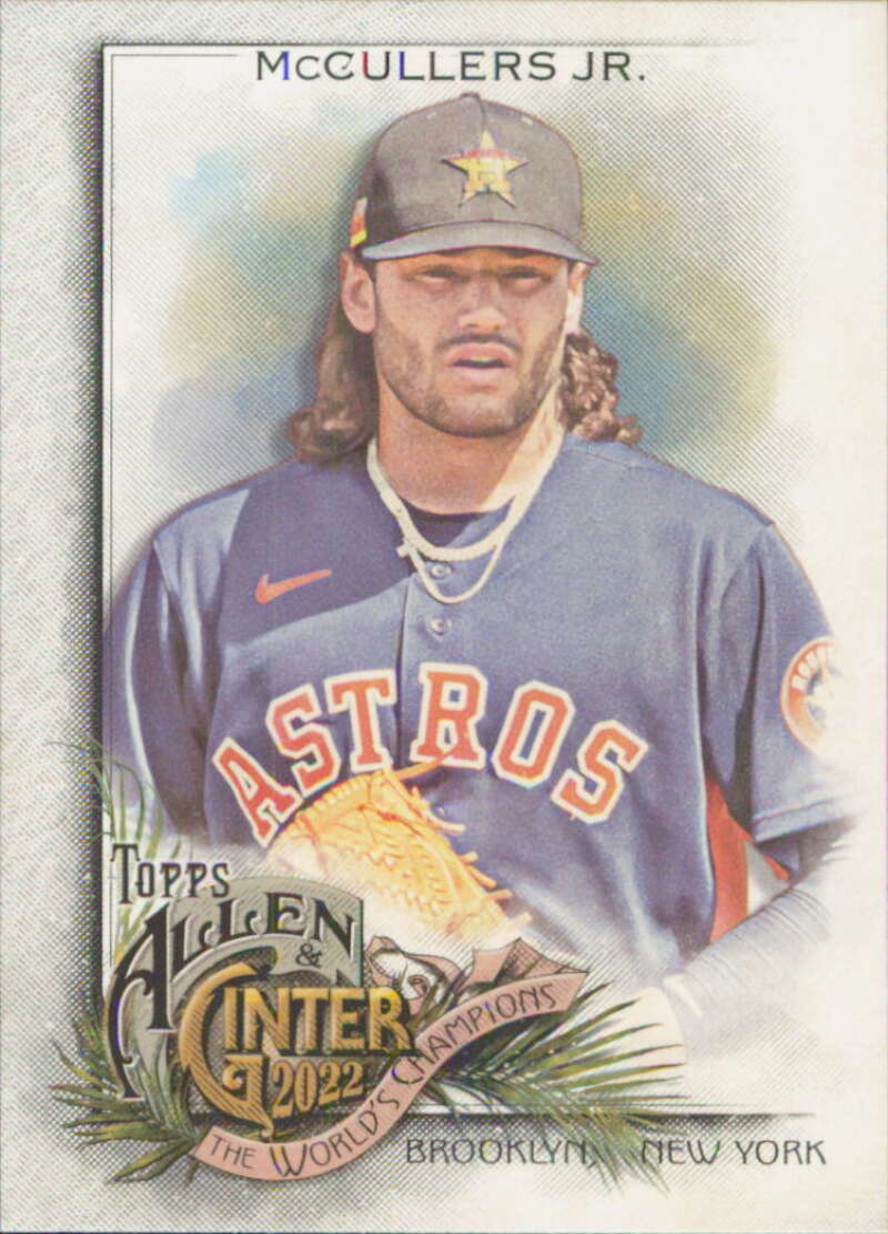 2022 Topps Allen and Ginter Baseaball #244 Lance McCullers Jr.  Houston  V97152 Image 1