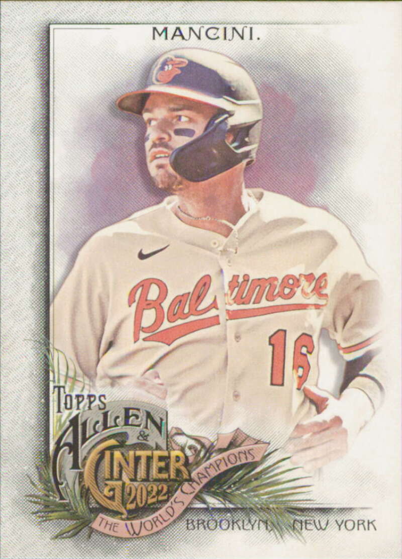 2022 Topps Allen and Ginter Baseaball #253 Trey Mancini  Baltimore  V97154 Image 1