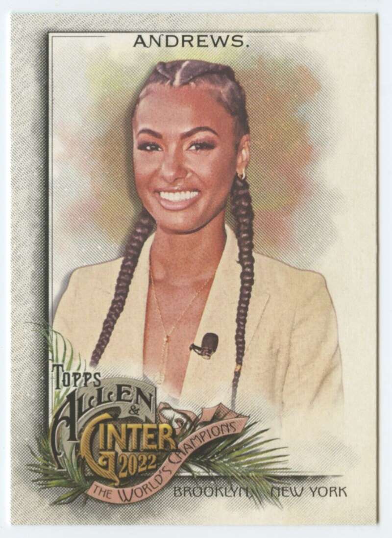 2022 Topps Allen and Ginter Baseaball #258 Malika Andrews   V97155 Image 1