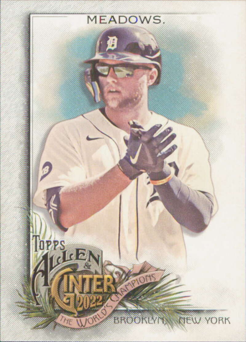 2022 Topps Allen and Ginter Baseaball #260 Austin Meadows  Detroit  V97156 Image 1