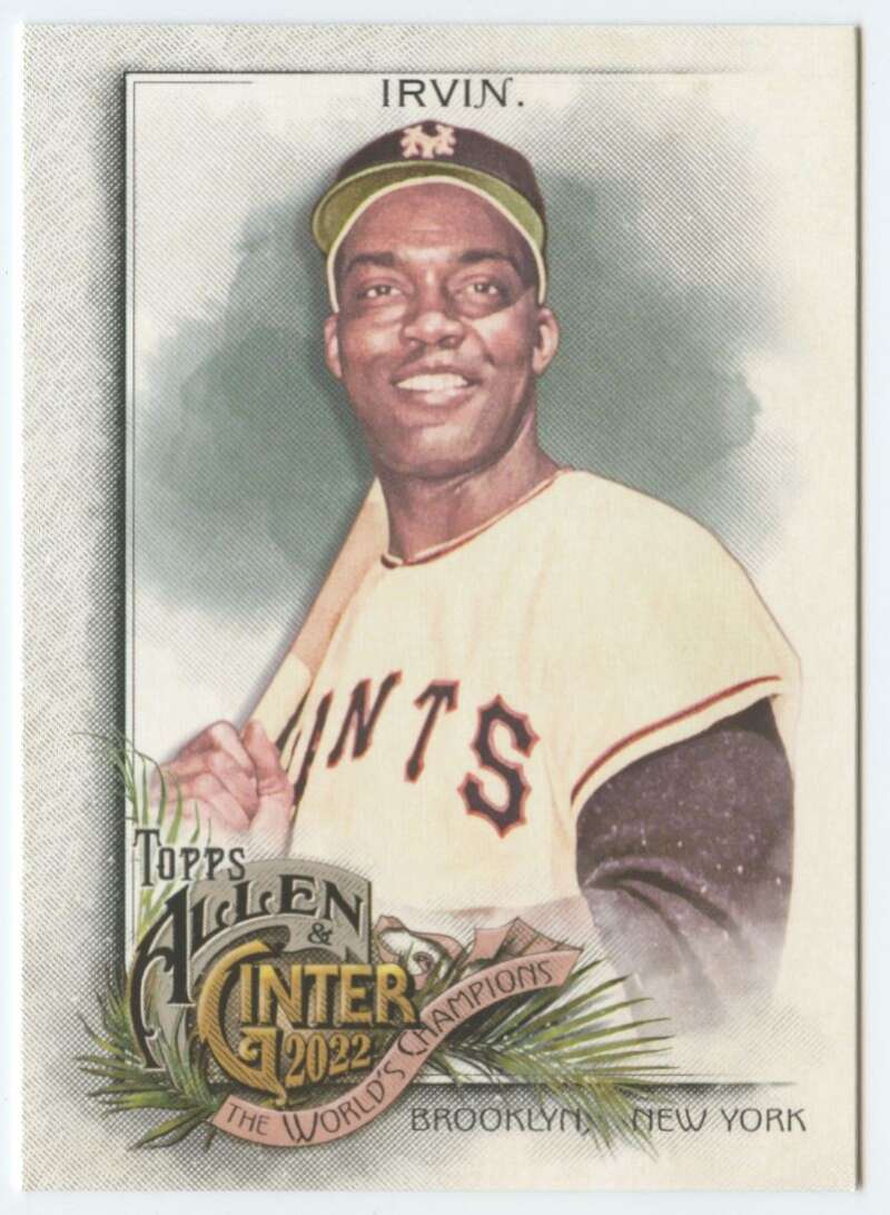 2022 Topps Allen and Ginter Baseaball #273 Monte Irvin  New York  V97159 Image 1