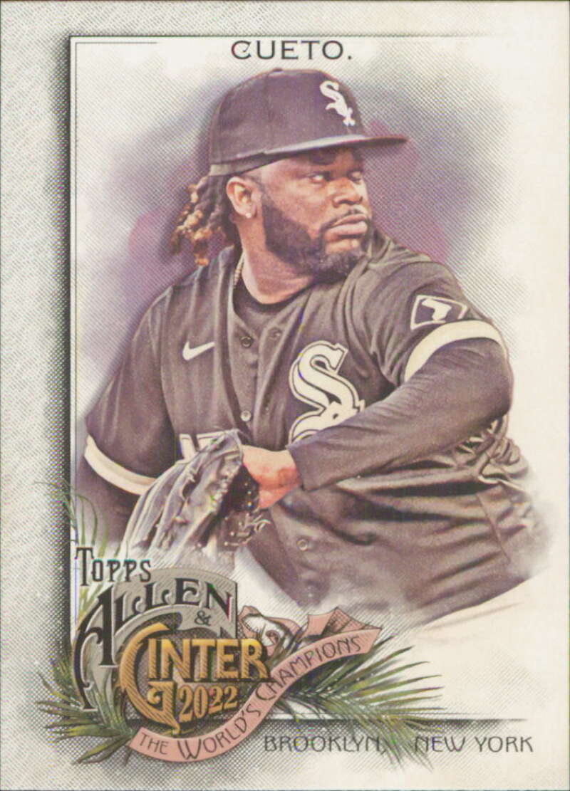2022 Topps Allen and Ginter Baseaball #305 Johnny Cueto  Chicago  V97165 Image 1