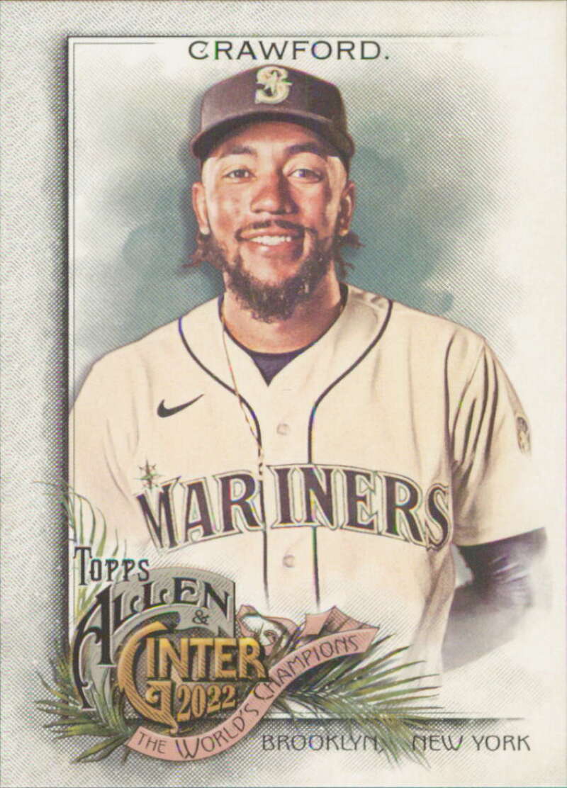 2022 Topps Allen and Ginter Baseaball #329 J.P. Crawford  Seattle  V97167 Image 1