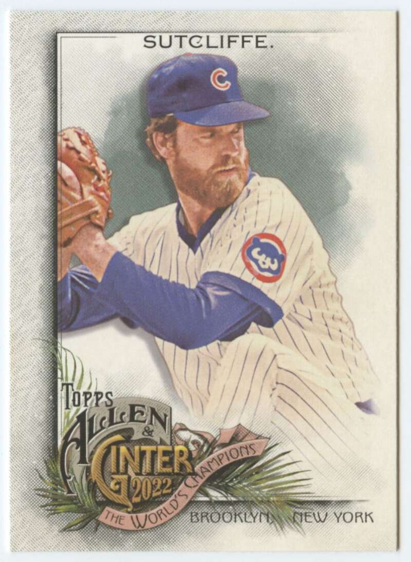 2022 Topps Allen and Ginter Baseaball #347 Rick Sutcliffe  Chicago  V97169 Image 1