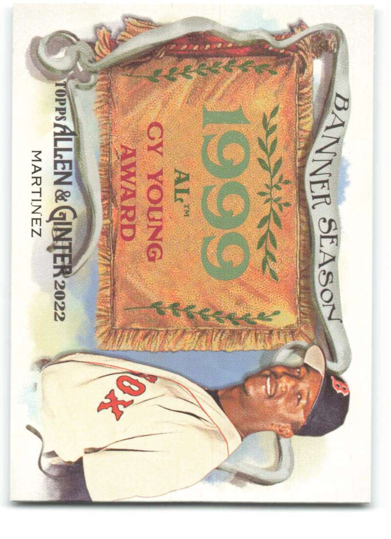 2022 Topps Allen and Ginter Baseaball Banner Seasons BS-23 Pedro Martinez  V97177 Image 1