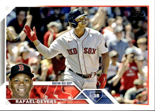 2023 Topps Baseball  #11 Rafael Devers  Boston Red Sox  Image 1