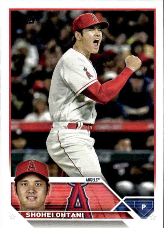 2023 Topps Baseball  #17 Shohei Ohtani  Los Angeles Angels  Image 1