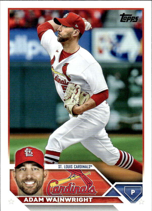2023 Topps Baseball  #39 Adam Wainwright  St. Louis Cardinals  Image 1