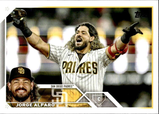 2023 Topps Baseball  #46 Jorge Alfaro  San Diego Padres  Image 1