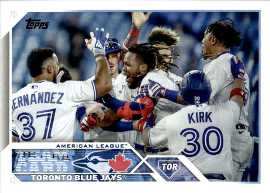 2023 Topps Baseball  #84 Toronto Blue Jays  Team Card  Image 1