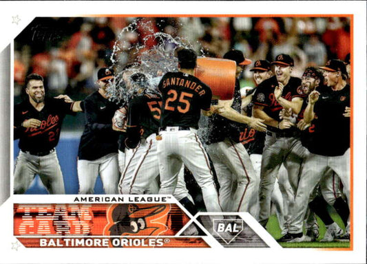 2023 Topps Baseball  #112 Baltimore Orioles  Team Card  Image 1