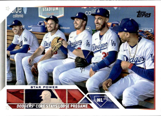 2023 Topps Baseball  #113 Mookie Betts  Los Angeles Dodgers  Image 1