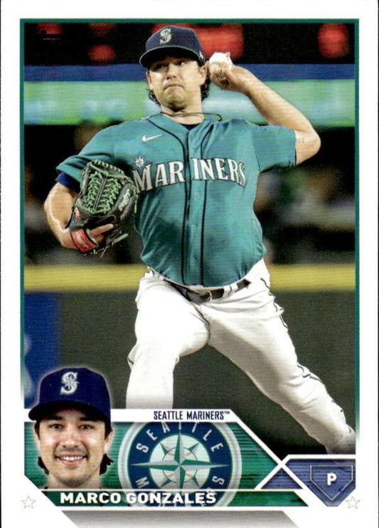 2023 Topps Baseball  #144 Marco Gonzales  Seattle Mariners  Image 1