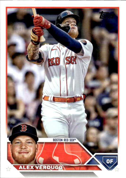 2023 Topps Baseball  #146 Alex Verdugo  Boston Red Sox  Image 1
