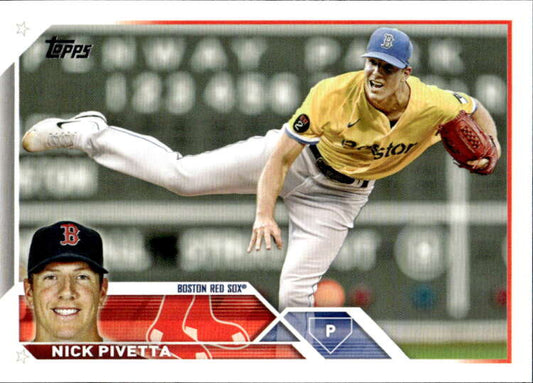 2023 Topps Baseball  #152 Nick Pivetta  Boston Red Sox  Image 1