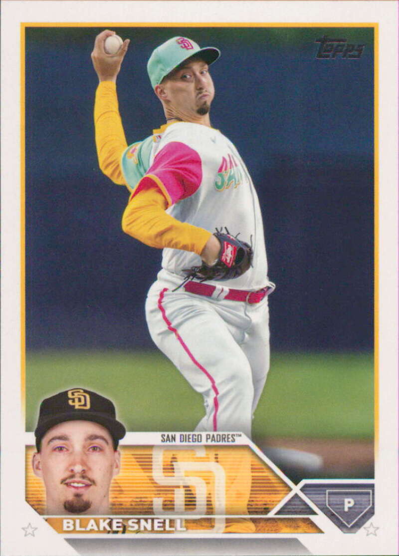 2023 Topps Baseball  #208 Blake Snell  San Diego Padres  Image 1