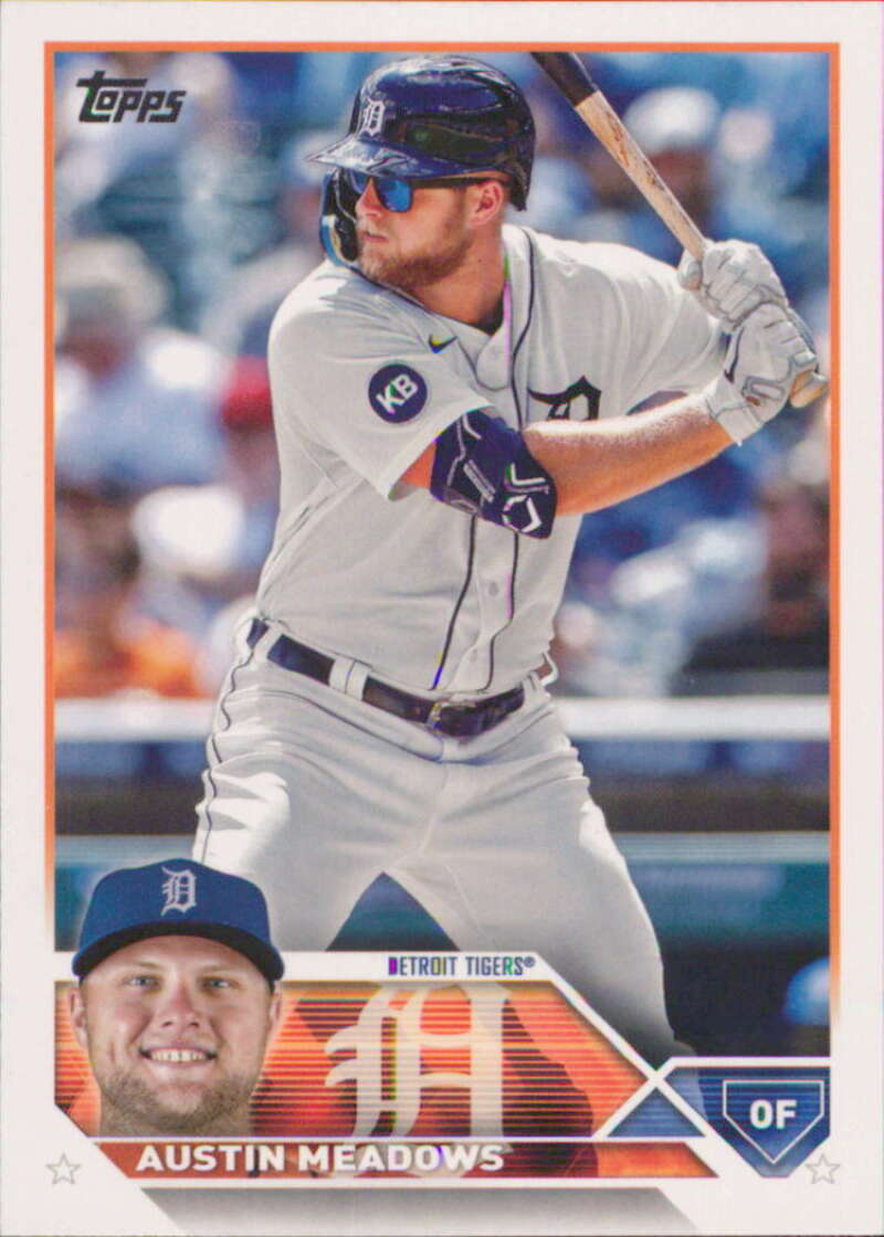 2023 Topps Baseball  #252 Austin Meadows  Detroit Tigers  Image 1