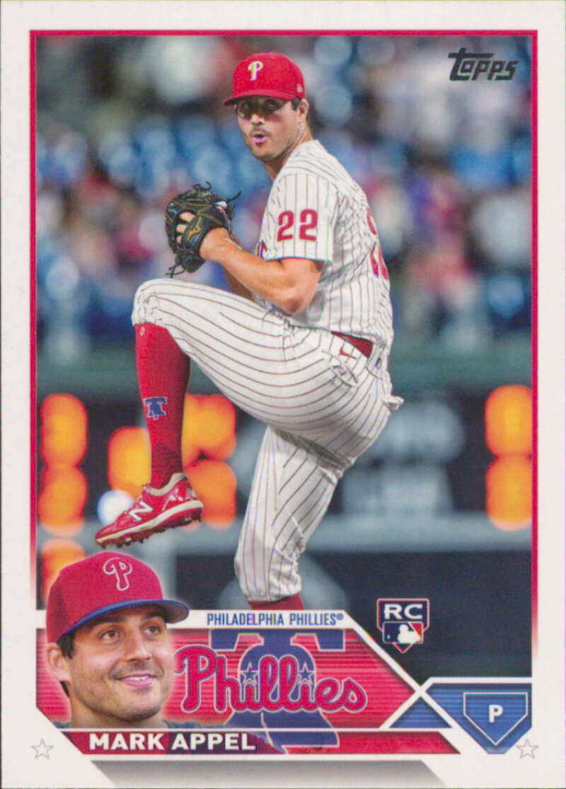 2023 Topps Baseball  #259 Mark Appel  RC Rookie Philadelphia Phillies  Image 1