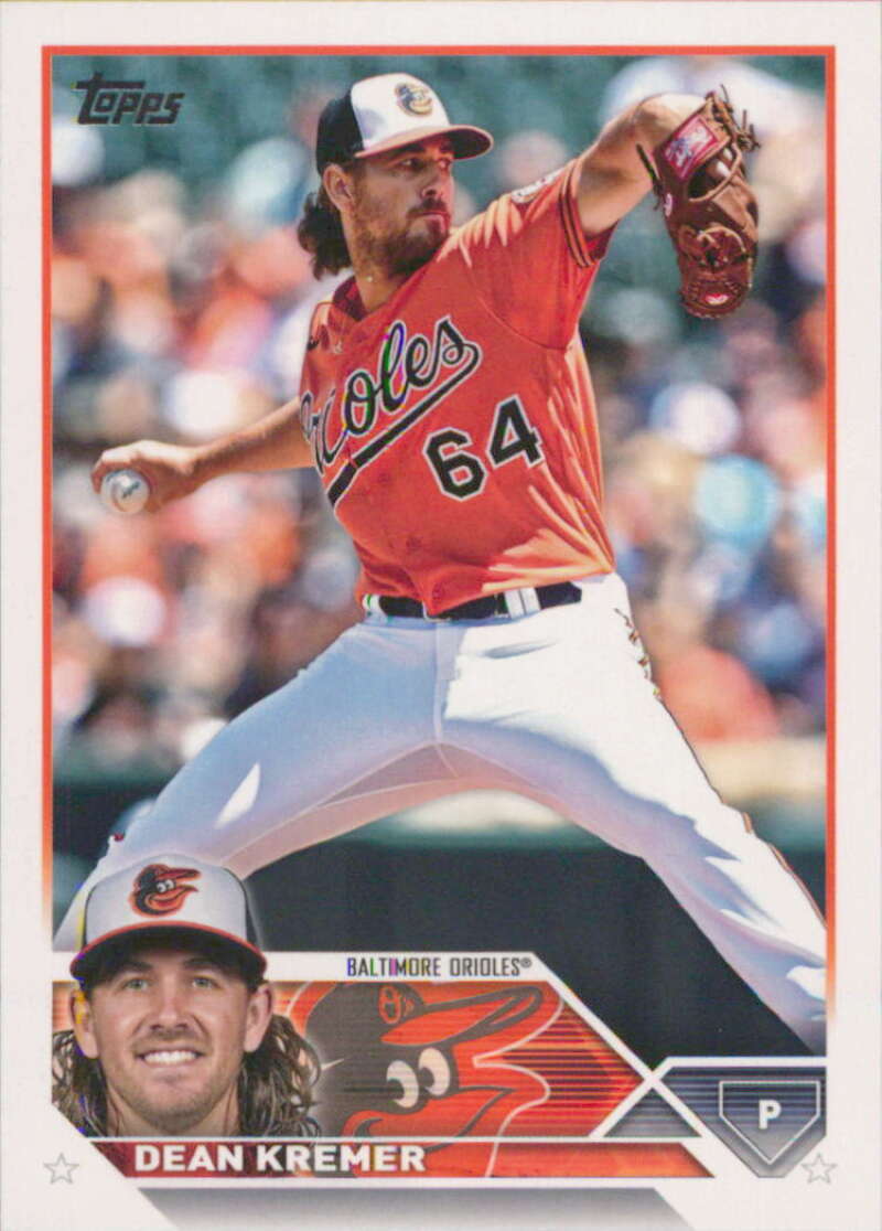 2023 Topps Baseball  #267 Dean Kremer  Baltimore Orioles  Image 1