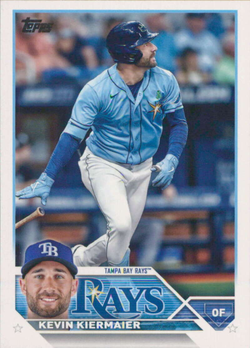 2023 Topps Baseball  #272 Kevin Kiermaier  Tampa Bay Rays  Image 1