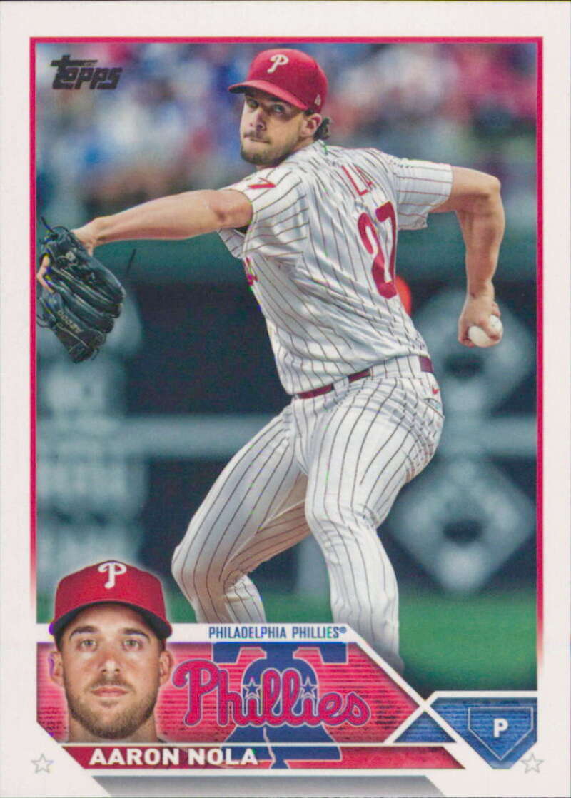 2023 Topps Baseball  #278 Aaron Nola  Philadelphia Phillies  Image 1