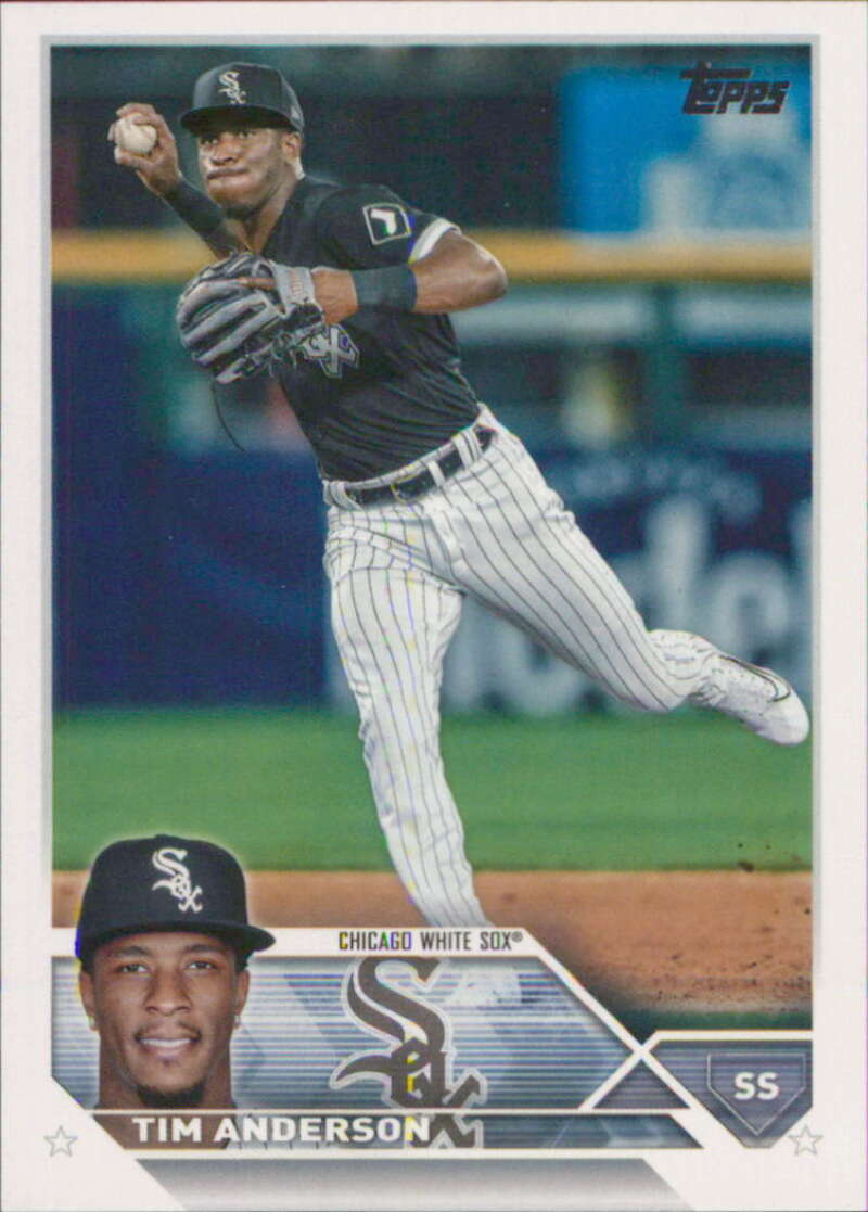 2023 Topps Baseball  #282 Tim Anderson  Chicago White Sox  Image 1