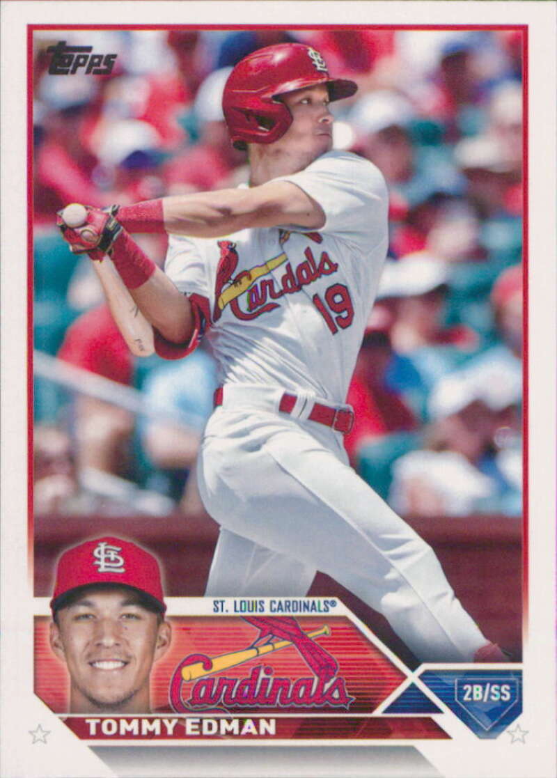 2023 Topps Baseball  #294 Tommy Edman  St. Louis Cardinals  Image 1