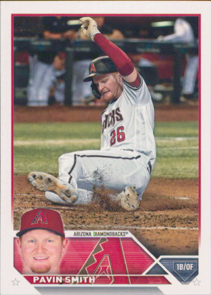 2023 Topps Baseball  #312 Pavin Smith  Arizona Diamondbacks  Image 1