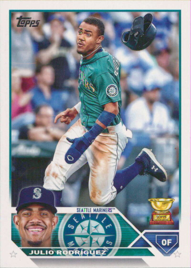 2023 Topps Baseball  #330 Julio Rodriguez  Seattle Mariners  Image 1