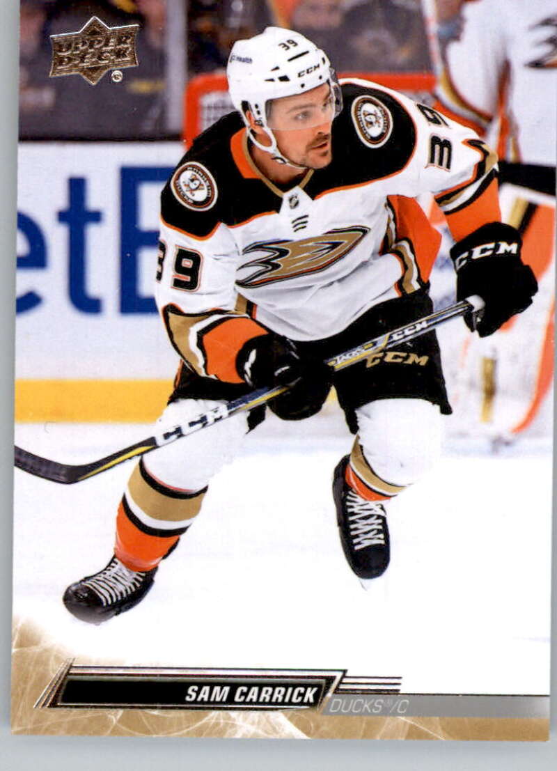 2022-23 Upper Deck Hockey #254 Sam Carrick  Anaheim Ducks  Image 1