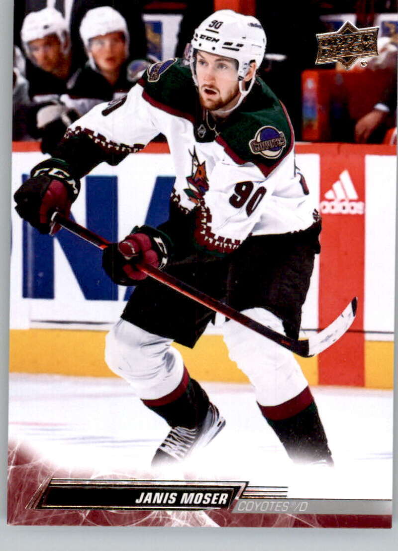 2022-23 Upper Deck Hockey #261 Janis Moser  Arizona Coyotes  Image 1