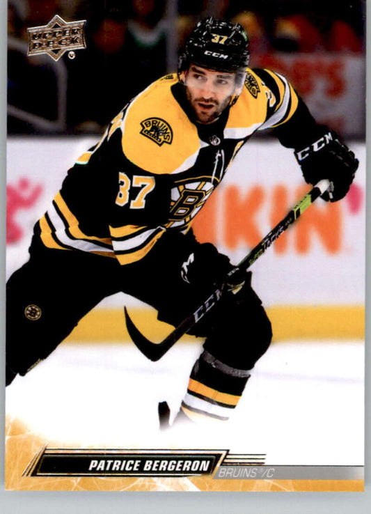 2022-23 Upper Deck Hockey #263 Patrice Bergeron  Boston Bruins  Image 1