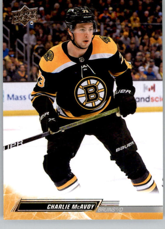 2022-23 Upper Deck Hockey #266 Charlie McAvoy  Boston Bruins  Image 1
