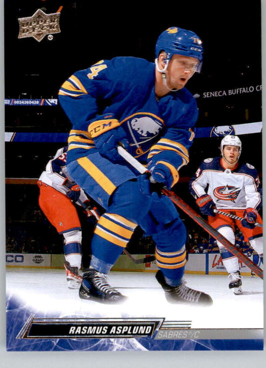 2022-23 Upper Deck Hockey #272 Rasmus Asplund  Buffalo Sabres  Image 1