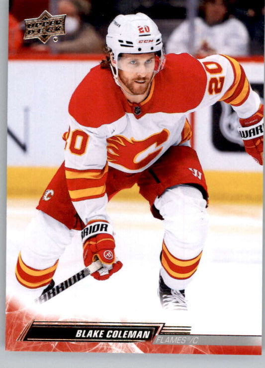 2022-23 Upper Deck Hockey #281 Blake Coleman  Calgary Flames  Image 1