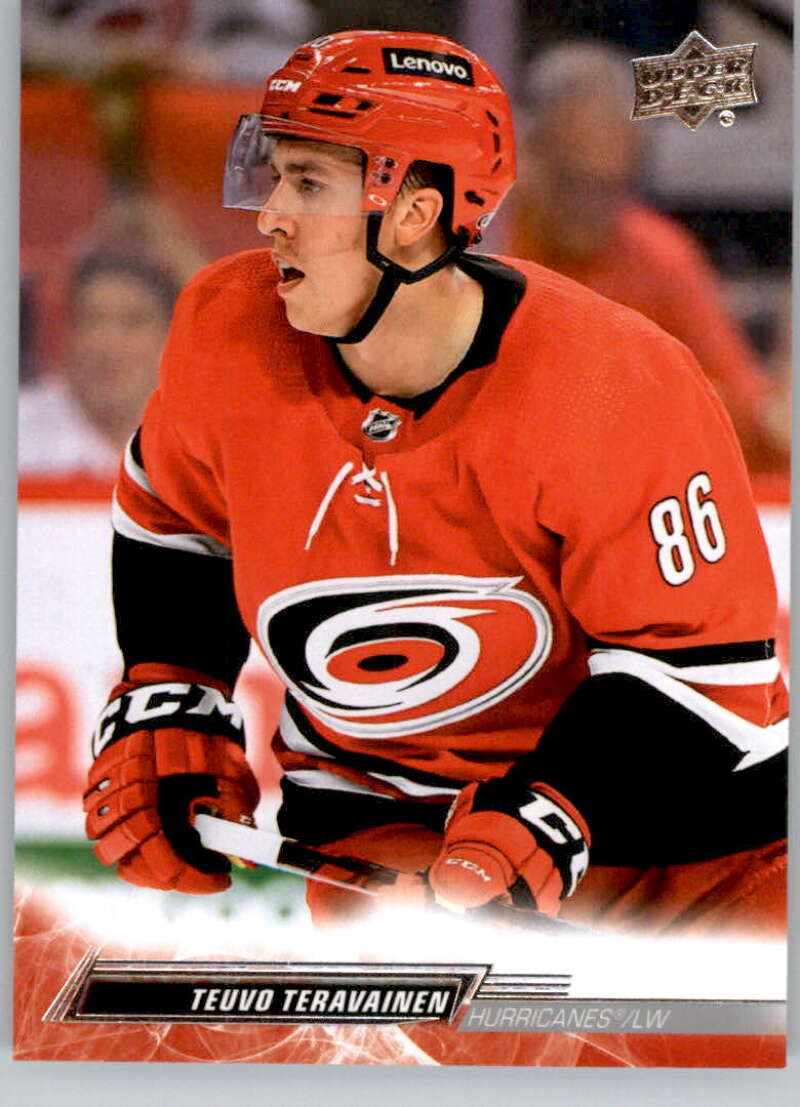 2022-23 Upper Deck Hockey #284 Teuvo Teravainen  Carolina Hurricanes  Image 1